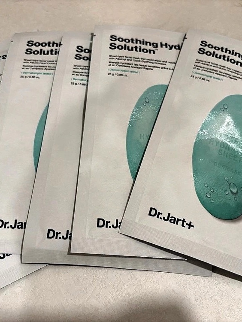 Dr.Jart+ Dermask Water Jet Soothing Hydra Solution + 5-Pack NWT